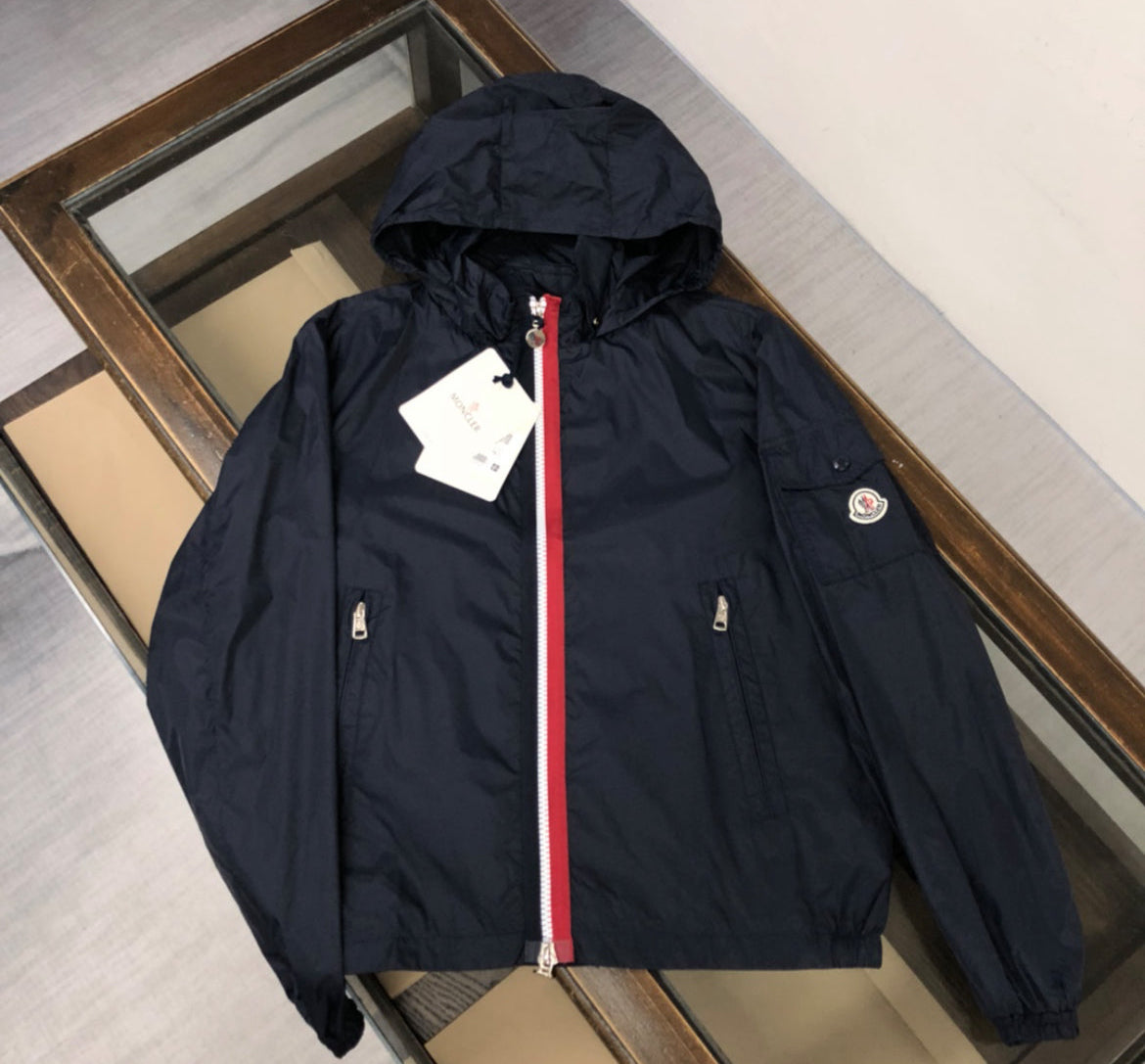 Logo Windbreaker Black